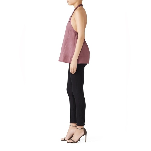 Tibi Dusty Plum Halter Top - Picture 2 of 9